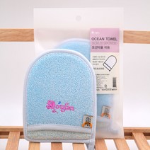 오션타올 칼라 미용타올 세안용타올, 블루, 1개, 1개