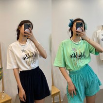 젊줌마 여름여성 타올반바지 2컬러