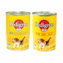 24개1박스 페디그리 캔 400g 개껌 반려견 치석제거껌 사사미 간식 애견 강아지 비스켓, 닭고기, 본상품선택