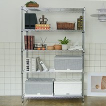 코랙코리아 3단 4단 5단 메탈랙 철제선반 다용도 수납 정리 선반 진열대 베란다 고릴라랙, 450*900, 1200, 1개