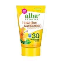 Alba Botanica Hawaiian Sunscreen Lotion SPF 30 Aloe Vera 1 Oz (Packaging May Vary)