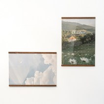 벽걸이 사진 그림 프레임 A3 A4 투명 아크릴 액자 틀 거실 액자틀 우드, A3 가로형