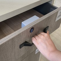 다필요해 간편설치 사물함 서랍 잠금장치 도난방지 스마트 간편 스마트키 무타공 보안잠금, 단품