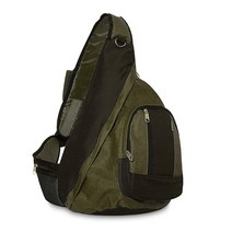 Everest 슬링 백 블랙. 슬링 백, Olive/Black