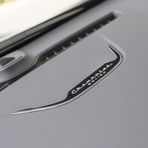 USK 올뉴말리부 AL 대쉬보드 포인트 인테리어 레터링 엠블럼 실내 악세사리 몰딩용품, 실버