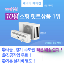 캐리어 DRCC101FAWWSD 10평 벽걸이 인버터 냉방기 에어컨 22년 신상품(실외기 포함) 서울 경기 빠른 설치 가정용 카페 사무실 냉방기 기본설치비 별도 이전 재설치, DRCC101FAWWSD  10평