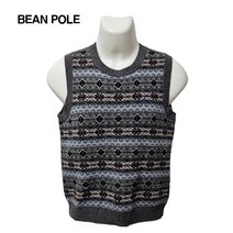 빈폴 기본로고 데일리 니트 조끼 80