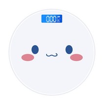 스마트 체중계 측정 동물병원 보호소 미스케일 애견 체중계 전자 샤오미 여자 단색 선물, USB 충전용, 웃는 얼굴 28cm