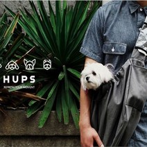 애견가방 강아지이동가방 헙스 슬링백 회색 이동가방, 핑크