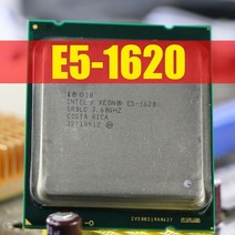 [해외]인텔 제온 쿼드 코어 e5 1620 E5-1620 cpu lga프로세서, One Size, One Color
