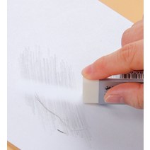 파버카스텔 더스트프리 마카롱 지우개 파스텔 니더블 화이트 대형, 회색