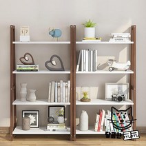 거실 받침대 라이프 피안 다용도실 북선반 사다리 책장 나무 조립 화분 펜트리 선반 유로, 3단 책장 베이지