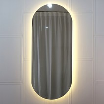 [비정형led거울] 위미러 시그니처 LED 올리비아 화장대 벽걸이 비정형 조명거울, 혼합색상