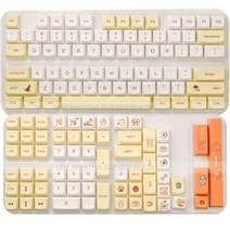 시바견 PBT XDA 키캡 한성 레오폴드 필코 귀여운 깜찍한 강아지 인싸 핫템 키보드 키캡, ., 영문 벌크백 세트, .