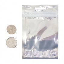 미니 소형 은박 지퍼백 포장지 투명 8.5x13cm 100매, 상세페이지 참조