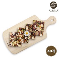 개별 포장 영양찰떡 100% 흑미 국산 찹쌀 호두 아몬드 완두베기 호박씨 밤 식사대용 영양떡 흑미영양찰떡 유명 떡집 떡주문 선물 답례 떡 추천 오복떡집, 40개