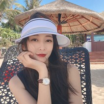 높은 색상 값 ~ 일본 UVcut 선 스크린 모자 어린이 여름 얼굴 안티 자외선 태양 모자 차양 빈 모자