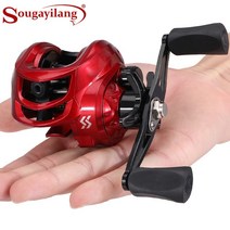 낚시릴 베이트릴 스피닝릴 시마노릴 전동릴 Sougayilang 베이트 캐스팅 낚시 릴 18 + 1bb 7.2:1 기어비 마그네틱 브레이크 시스템 낚싯대 최대 드래그 11lb 릴, 왼손