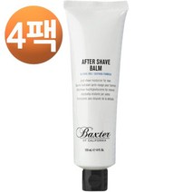 벡스터 오브 캘리포니아 애프터 셰이브 밤 120ml, 4팩