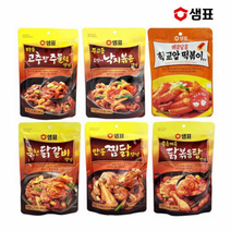 샘표 맛있는 닭볶음탕 낚지볶음 양념 간편양념모음 50개 세트, 샘표 안동찜닭양념
