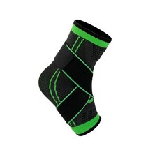 발목보호해주는 발목보호대1PC Sports Ankle Brace Compression Strap Sleeves 3D Elastic Foot Protective, 04 Green_03 L