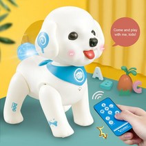 로봇강아지 스마트 강아지 로봇 인공지능 로봇개 지능형 rc 장난감 프로그래밍 가능한 음성 제어 이야기 장난감 생일 선물, 없음