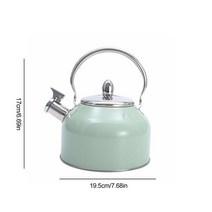 티포트 약탕기 휘파람 주전자 스테인레스 스틸 차 휘슬 물병 가스 인덕션 쿠커용 2.5L, 01 2.5L