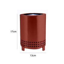 철 난방 목재 용광로 난로와 휴대용 미니 텐트 히터 야외 집들이를위한 겨울 손 따뜻하게 나무 굽기 난로, 빨간색, 빨간색, 1개