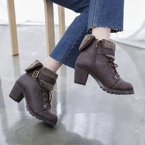 홍대언니 시카고스텝 털부츠