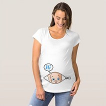 간편 수유 임산부 외출복핫 티셔츠 트렌디 한 엄마를위한 재미있는 임신 셔츠 귀여운