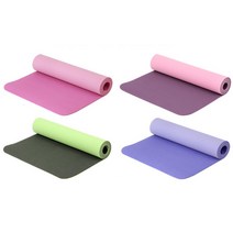 스트레칭 속근육 운동 요가 매트 가방 필라테스매트 층간소음방지 휘트니스 필라 헬스, TPE 6mm 카키