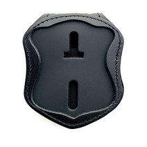 Perfect Fit Shield Wallets Boston 경찰 벨트 클립 배지 홀더 목 체인 포함