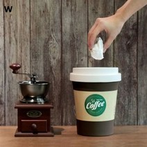 주방 원형 탁상용 쓰레기통 인테리어 미니 야외 라떼 냄새안나는 화장대 화장실 업소용 원터치 주방 중