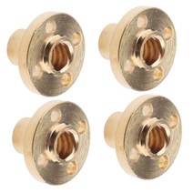 THE WAROOM SHOP 4 조각 황동 t8 나사 너트 사다리꼴 8mm t8 리드 스레드로드 cnc 선형 레일 3d 프린터 reprap 부품 z 축, 설명, 설명