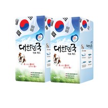 피알지 대한민국 대표 패드 38g 400*500 두툼한 소형 50매 배변패드, 2팩