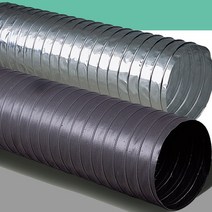후렉시블 덕트부속 닥트호스 주름관 50mm-1200mm 타포린(천) 알루미늄(은박) 자바라 자재 에어컨덕트, 5M, 100mm (4인치)