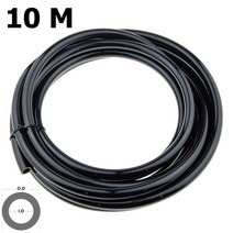 10mm 8mm 6mm 4mm 12mm 공기 배관 공압 파이프 튜브 물 호스 투명 블루 레드 블랙 PU 가스 압축기 파이프 호스 8x5mm 6x4, 10 Meter Black, 12mm OD x 8mm ID