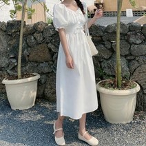롱아이예뻐 휴양지 원피스 퍼프아이예뻐 휴양지 원피스 스트링원피롱원피스 퍼프원피스 스트링원피스 코튼원피스 링클원피스