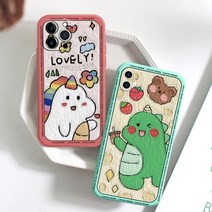 유화캐릭터 패브릭 슬림 케이스