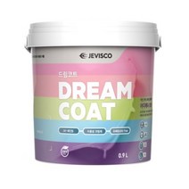 제비스코 드림코트 3.8L백색 DIY 친환경페인트 벽지 문 목재 철재 시트지 몰딩용, 에그쉘광(계란광), 하늘3, 1개, 3800ml