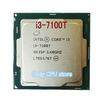 인텔 i37100T 3.4GHz i3 7100T 듀얼 코어 LGA 1151 CPU 프로세서 데스크탑
