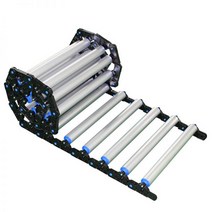 대화콘베어 DRAL-600 ALL알루미늄 롤러카페트 롤러폭60cm 길이1m 롤러10개, 1개