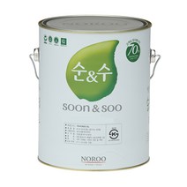 노루 순수100 4L 수성 내부 친환경 DIY 페인트 벽지, 옐로우1