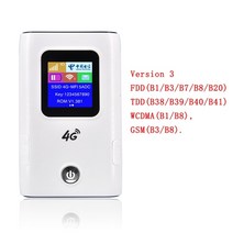 유심라우터 국내포켓와이파이 mifi Unlocked 3g4g mobile cpe hotspot with sim card slot pocket 모뎀 wi-fi 라우터 power, 버전 3