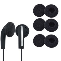 전화기헤드셋 Sennheiser MX375 MX365 헤드폰 용 슬리브 커버 교체 이어 버드 팁 소프트 스폰지 폼 패드 10 쌍 18mm