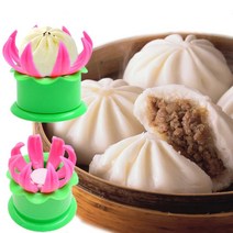 왕만두 기계 꽃 만두 빚기 틀 손만두 만들기, 큰 핑크