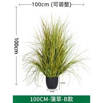 대형갈대 잔디 인조식물, K