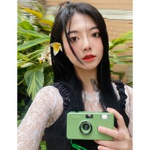 필름카메라 MINOLTA TC-1 포켓머신 자동필름, 뱀부 그린 패키지 2