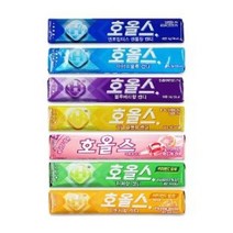 호올스 7종세트(멘톨 아이스블루 블루베리 허니레몬 자몽 라임 오렌지), 1세트
