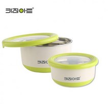 코코아울렛 키친아트 라팔 더블 푸드박스 2종세트 420ml 730ml 주방용품 밀폐용기세트 밀폐용기 세트